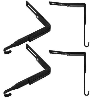 4 Pcs over Metal Cabinet Hooks Clothes Hanging Rack