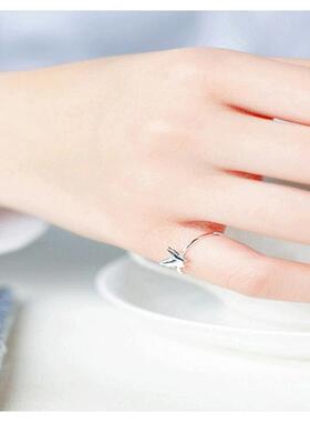 Retro Minimalist Silver Color Open Rings For Women Personali