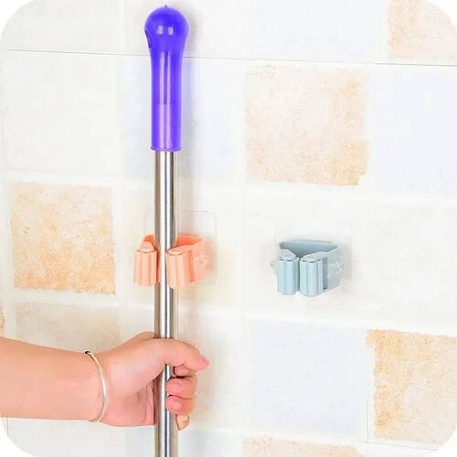 Powerful Non-marking Mop Clip Without Punching Bathroom Mult