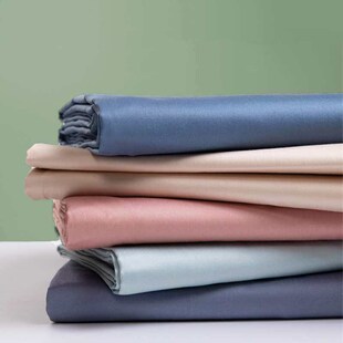 100 long staple cotton sheets single cotton solid color 1.5