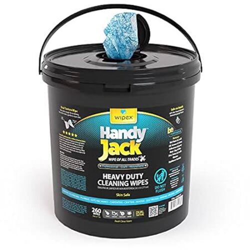 Wipex Handy Jack Heavy Duty Wipes, Dual Texture Cleaning