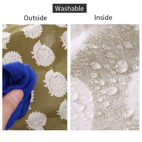 Cotton Linen Laundry Basket Square Dirty Clothes Toys Foldin