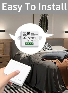 86 Wireless Smart RF 433Mhz Wall Panel with Remote Control 1