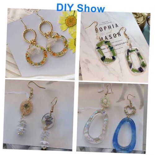Earring Pendants Resin Molds Silicone Mold for DIY UV Epoxy
