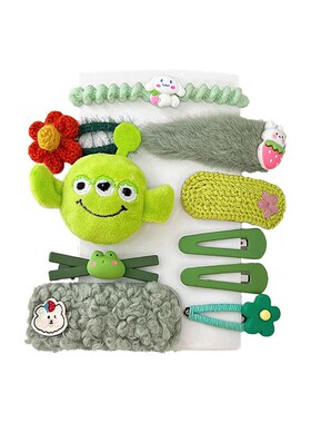 New variety combination childrens hair clip cute plush flow