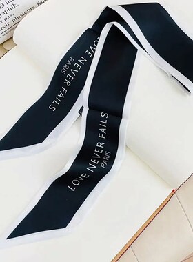 NEW Fashion Print Hair Ribbon Scarf Women Neck Tie Bag Scarf