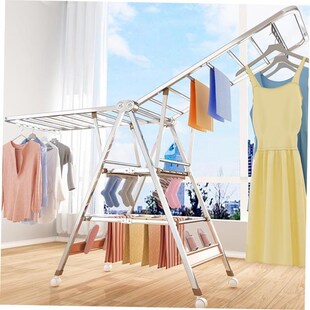 clothes rack  folding bedroom laundry rack clotheshorse 1