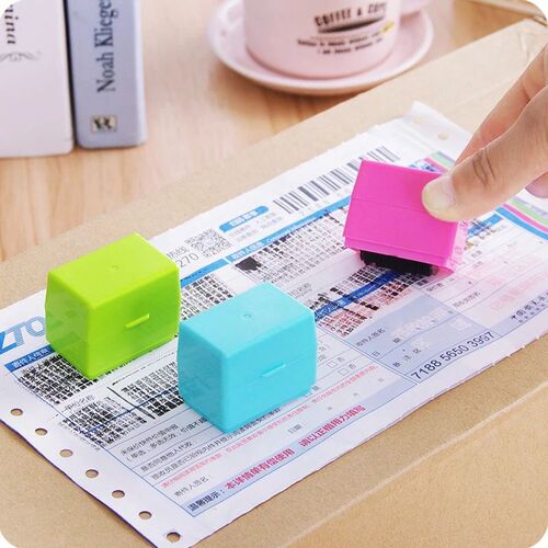 Garbled Secret Scroll Wheel Privacy Smear Stamps Children To