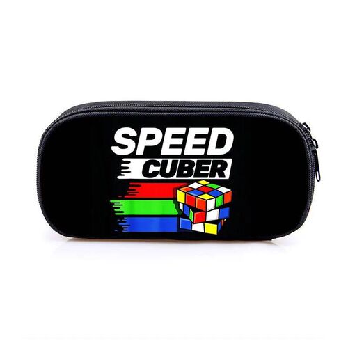 Magic Cube Math Formula Print Cosmetic Case Pencil Bag Stude