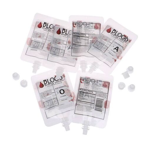 Halloween Cosplay Drink Container Bag Vampire Blood Pouch Pr