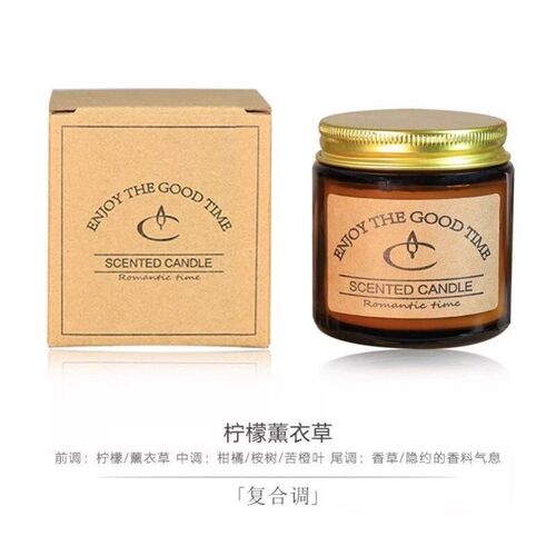 Essential Oil Scented Jar Candles Incense Fragrance Sleep