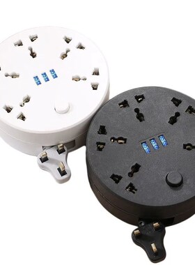 2m circular power board, portable extension cable, socket pl