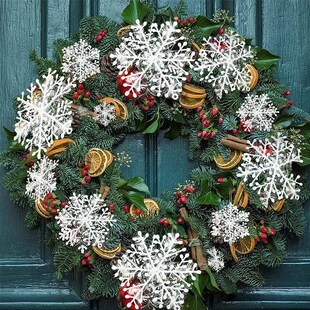 30Pcs Large Christmas Snowflakes Ornaments Xmas ree Hanging