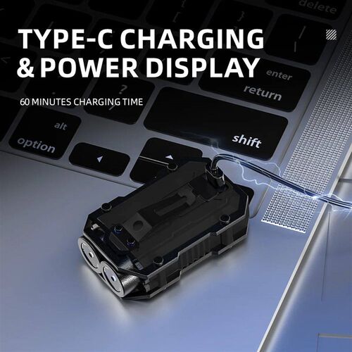 WARSUN Mini LED Flashlight SQ10 Rechargeable Keychain Torch