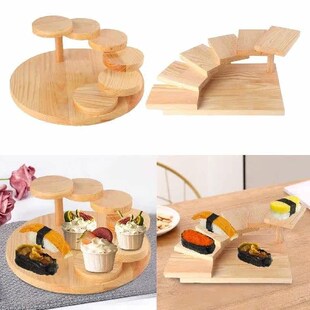 Wooden Sushi Serving Tray Succulent Holder Serving Platters