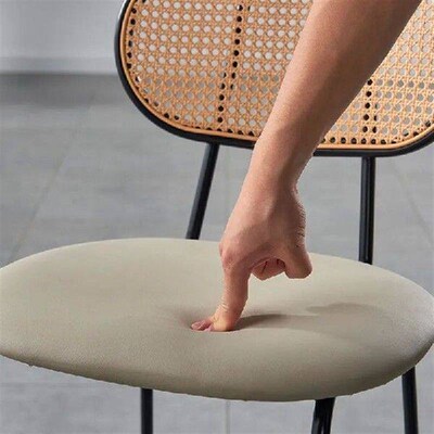 Minimalist Rattan Woven Desks and Chairs Leisure Retro Home