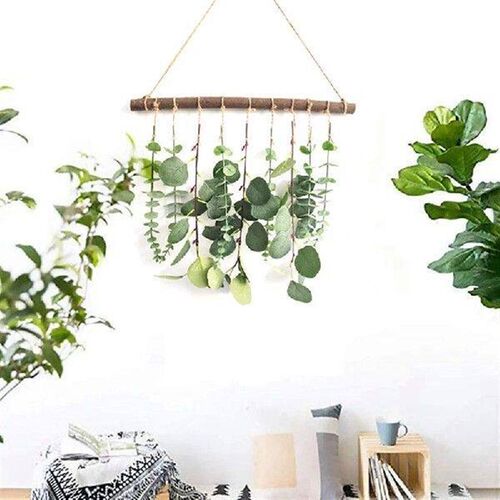 Artificial Eucalyptus Wall Hanging Decor-Fake Eucalyptus