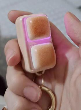 Bread Keycap Sss Relief Clicker Keychain Mechanical
