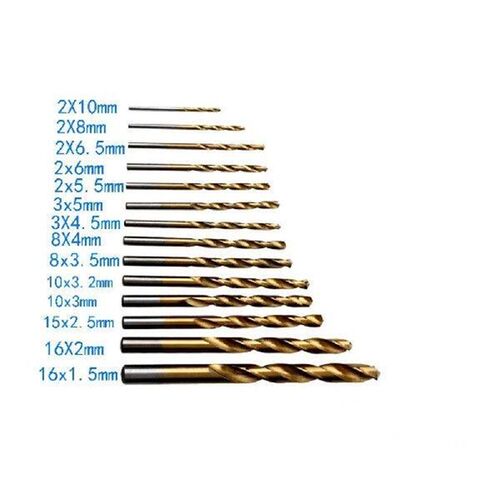 99PCS/Set Twist Drill High Speed Steel Titanium-plated