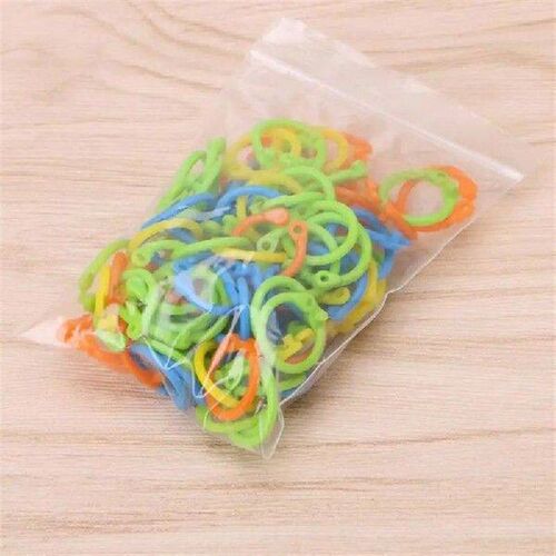 U6XC 100Pcs Colorful Knitting Stitch Markers Crochet