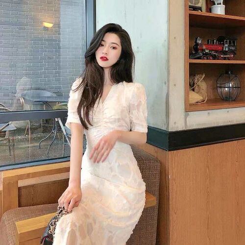 Summer New Frenh Nihe First Love Gentle Temperament Slimming