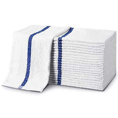 Oudain 100 Pack Cotton Bar Mop Towels Bulk Commercial Gra
