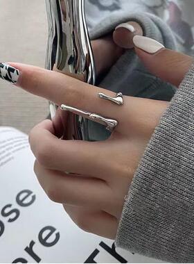 2023 New Punk Irregular Liquid Lava Open Rings for Women Vin