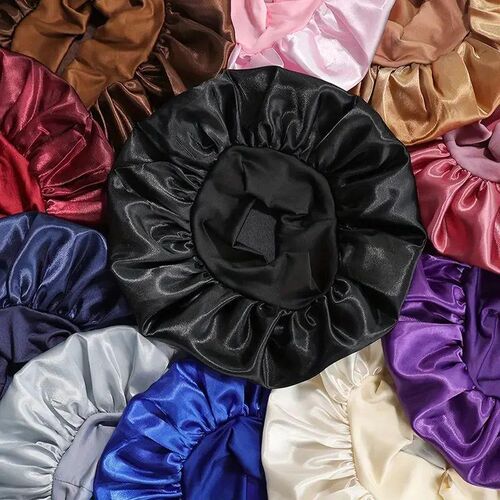 bonnet Soft Silk Satin Lined Bonnet Large Satin Hair Bonnet
