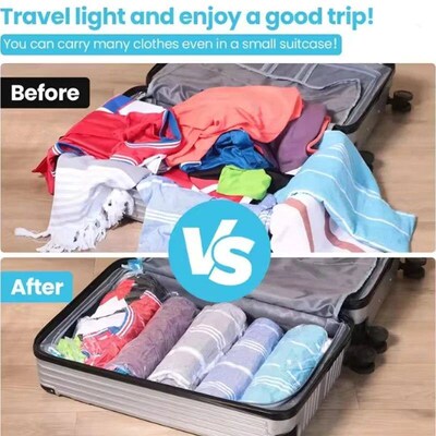 Travel Compreion Bag, Roll Up Travel Space Saver Bag for Lug