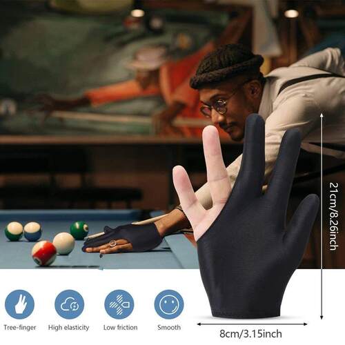 20Pcs Breathable Billiard Gloves Snooker Left Right Hand