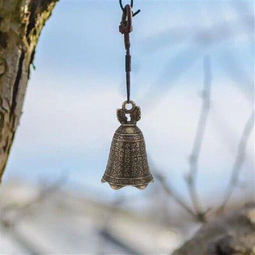 10Pcs Wreath Bells Chinese Copper Charm Peace Success Bell