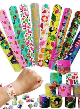 Hawaiian Summer Clap Circle Flamingo Aloha Tropical Beach Th
