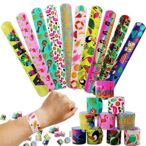 Hawaiian Summer Clap Circle Flamingo Aloha Tropical Beach Th