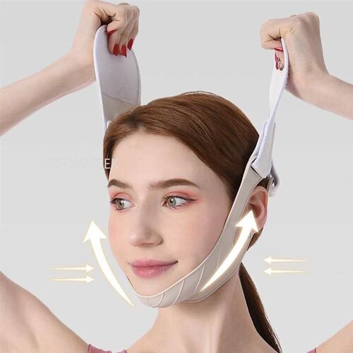 Women Chin Cheek Silicone Face Slimming Bandage Lift Up