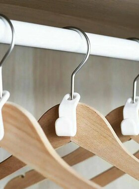50-5Pcs Clothes Hanger Hooks Space Saving Closet Connector H