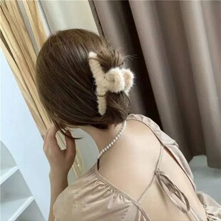 54pcs Autumn Winter Milk Tea Color System Hair Bands Grab Cl