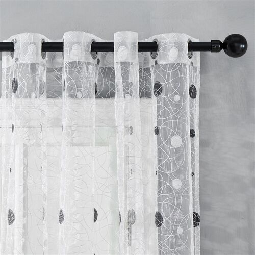 Window atment Tulle Modern Bird Nest Sheer Curtains for Kitc