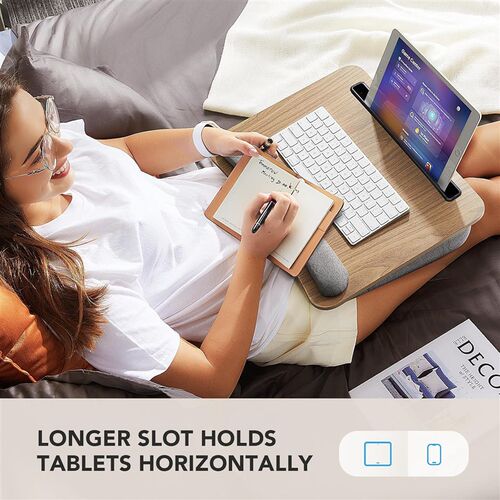 Lap Laptop Desk Computer Stand  Book Tablet Phone Holder