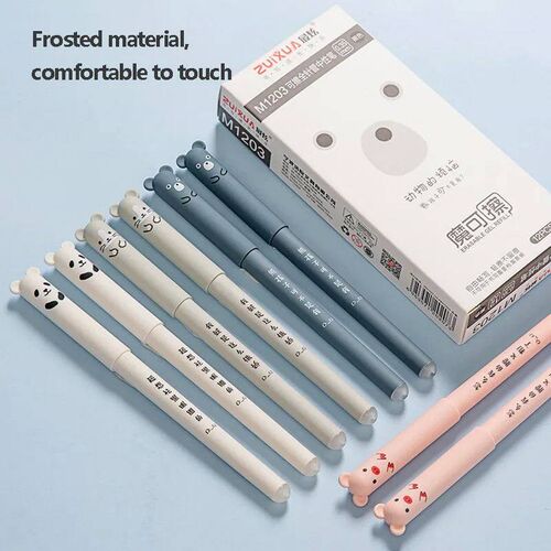 Kawaii Erasable Pens Set Back To School Supplies 0.38 mm Gel
