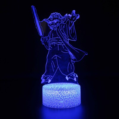 Movie Star Wars 3D夜灯USB LED Lamp Colorful Night Light Gift