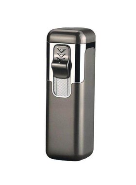 Metal Blue Flame Turbo Butane Gas Lighter Cigar Men'