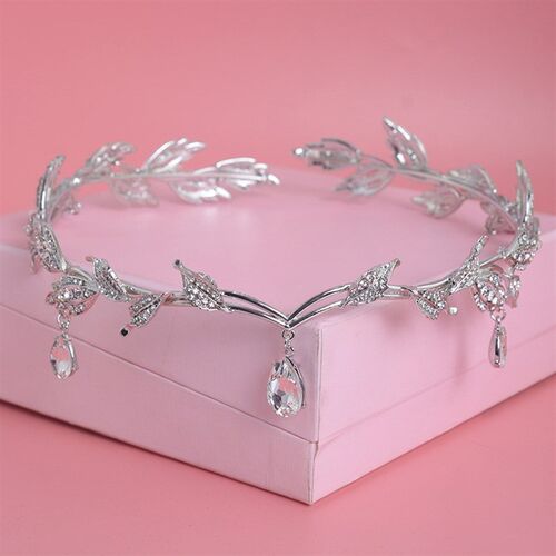 Luxury Crystal Crown Bridal Hair Accessories Wedding Rhinest