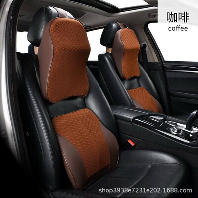 Car headrest neck pillow memory cotton car pillow headrest s