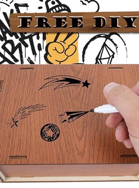 Money Box Wooden Piggy Bank Money Container for Cash Saving