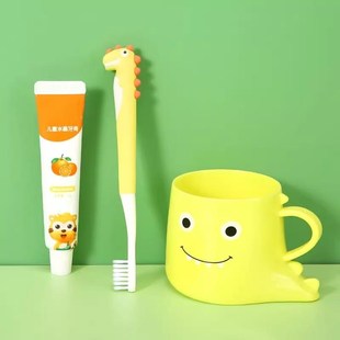 儿童漱口杯恐龙牙杯男孩刷牙牙刷杯宝宝水杯家用杯子男童可爱创意