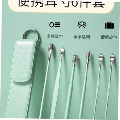 6PCS Ear Cleaner Wax Removal Tool Earpick Sticks Earwax Remo
