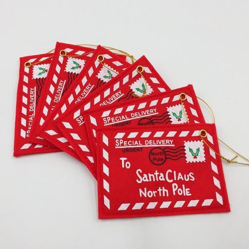 Christmas Envelope Ornament - Holds Candy & Cards for Tree