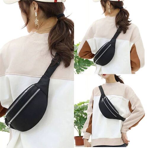 Waist Bag Women Men Waterproof Pocket Fashion Casual Chest H