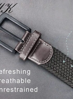 MaiKun  Belts for Men Fashion Metal Pin Buckle Military Tact