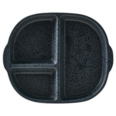 Divided Ceramic Meal Prep Plate Idea Bento Rice Side Dishes